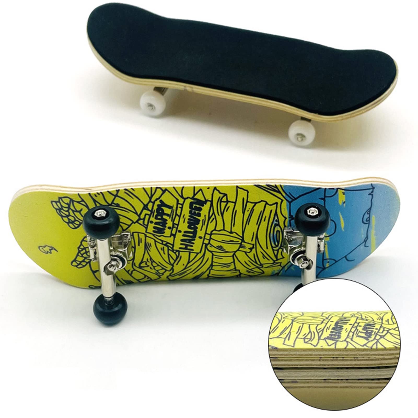 Amazon.co.jp: 指スケートボード 木製フィンガーボード 指スケ