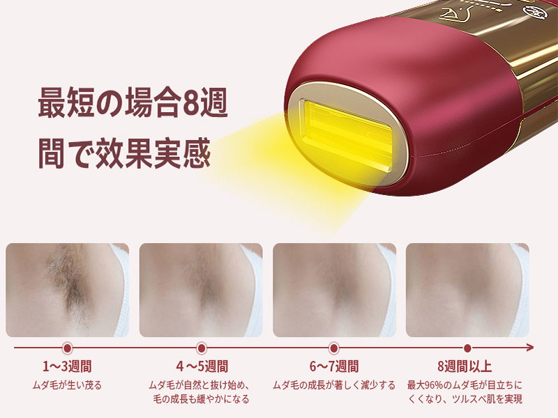 Amazon | LOVE DOCK 脱毛器 家庭用 だつもうき脱毛器 光美容器 8段階