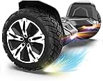 Gyroor Warrior 8.5 inch All Terrain Off Road Scooter with Bluetooth Speakers and LED Lights, UL2272 Certified Self Balancing Scooter