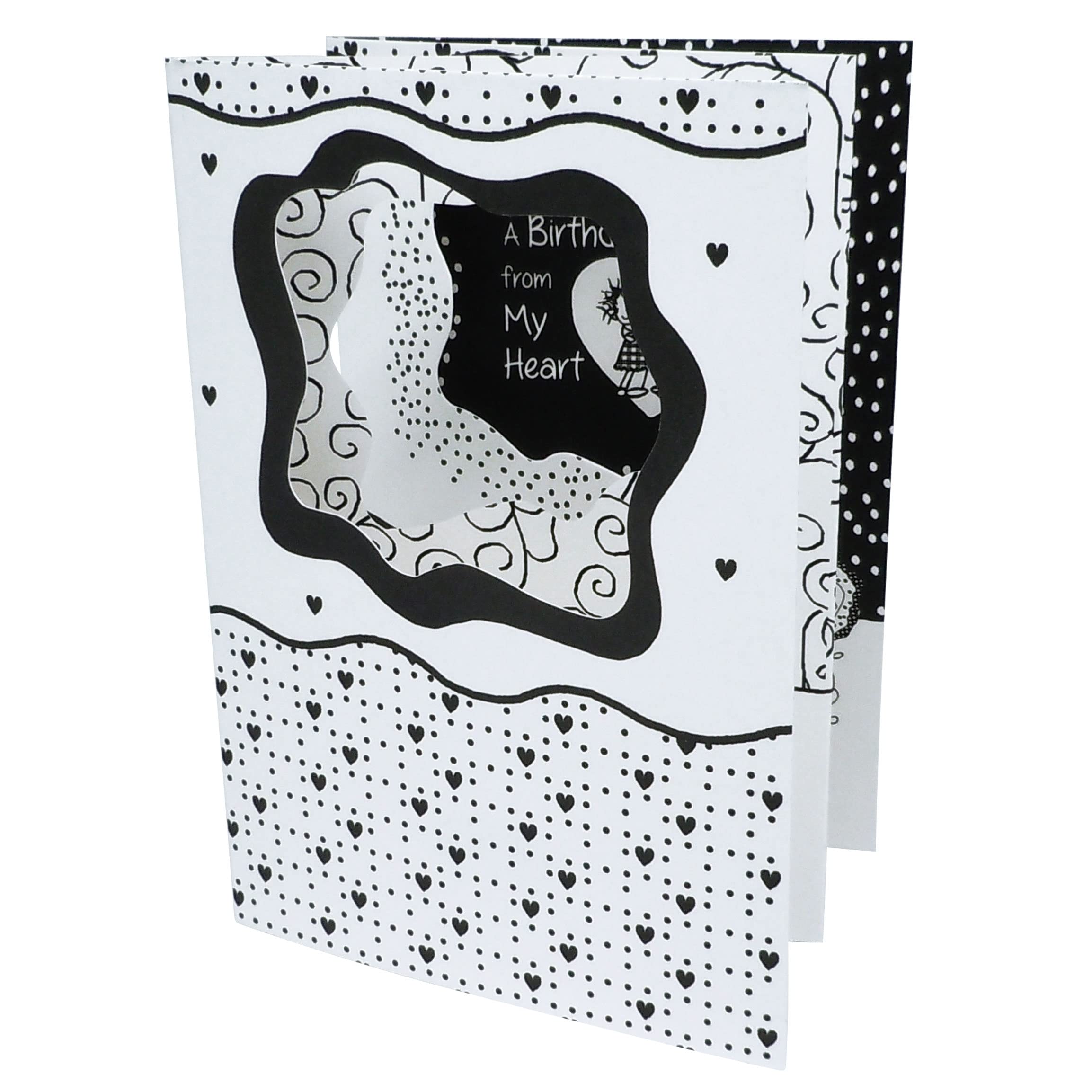 Geburtstagskarte 'A Birthday Hug From My Heart' Von Blue Mountain Arts – Mit Umschlag, 17,5 X 12,4 Cm