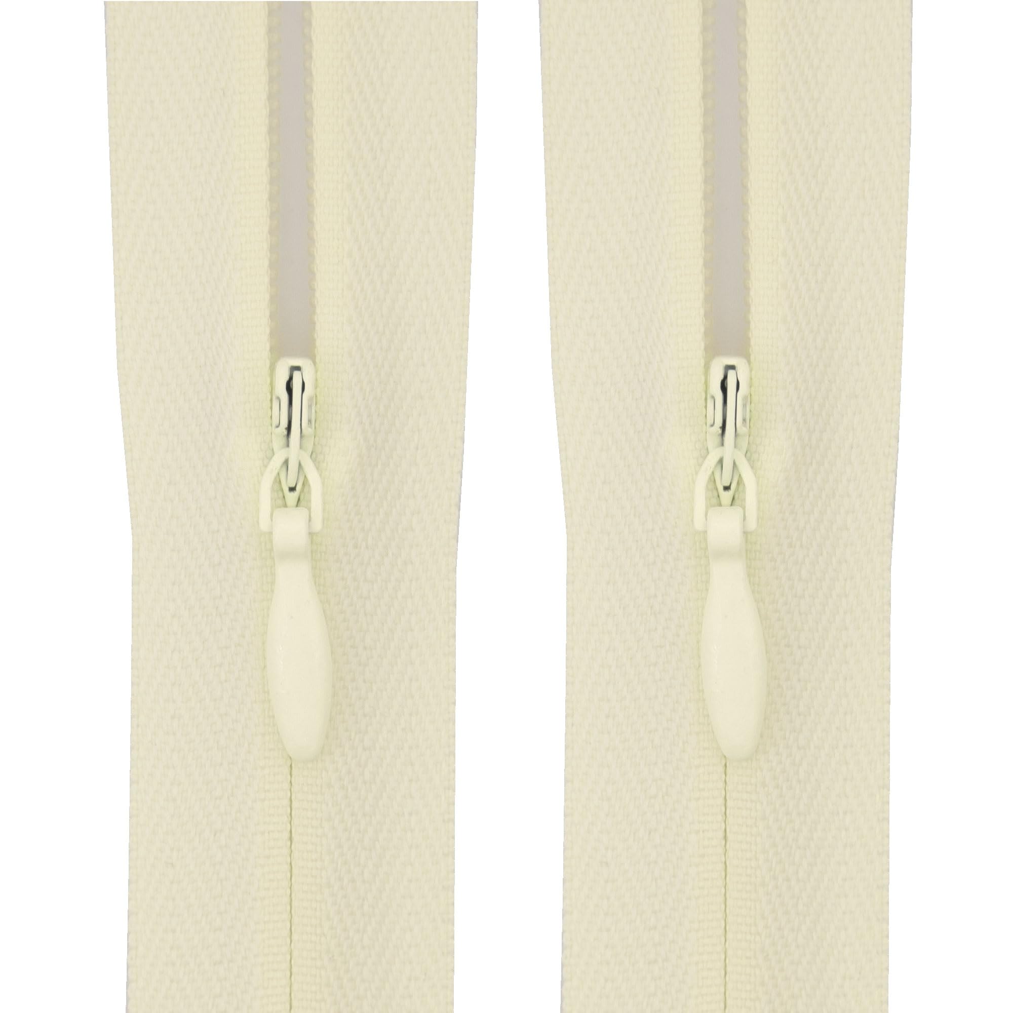 Y-connection #3 Invisible Zips, 2 Pack, 18 Inch, Buttermilk