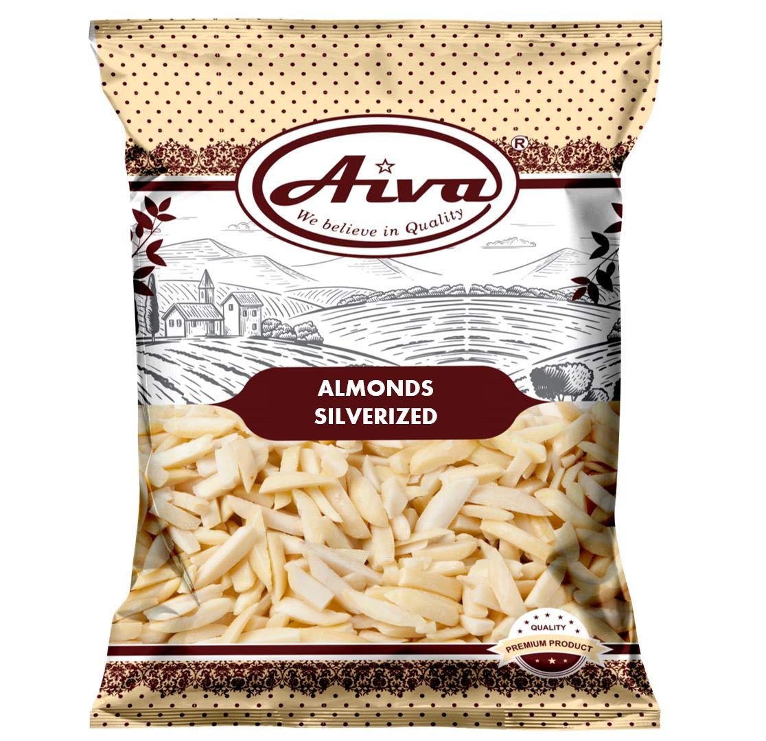Aiva Blanched Slivered Almonds (5 LB Bulk Bag) – Premium Ready-to-Use Almonds for Baking, Cooking, and Snacking