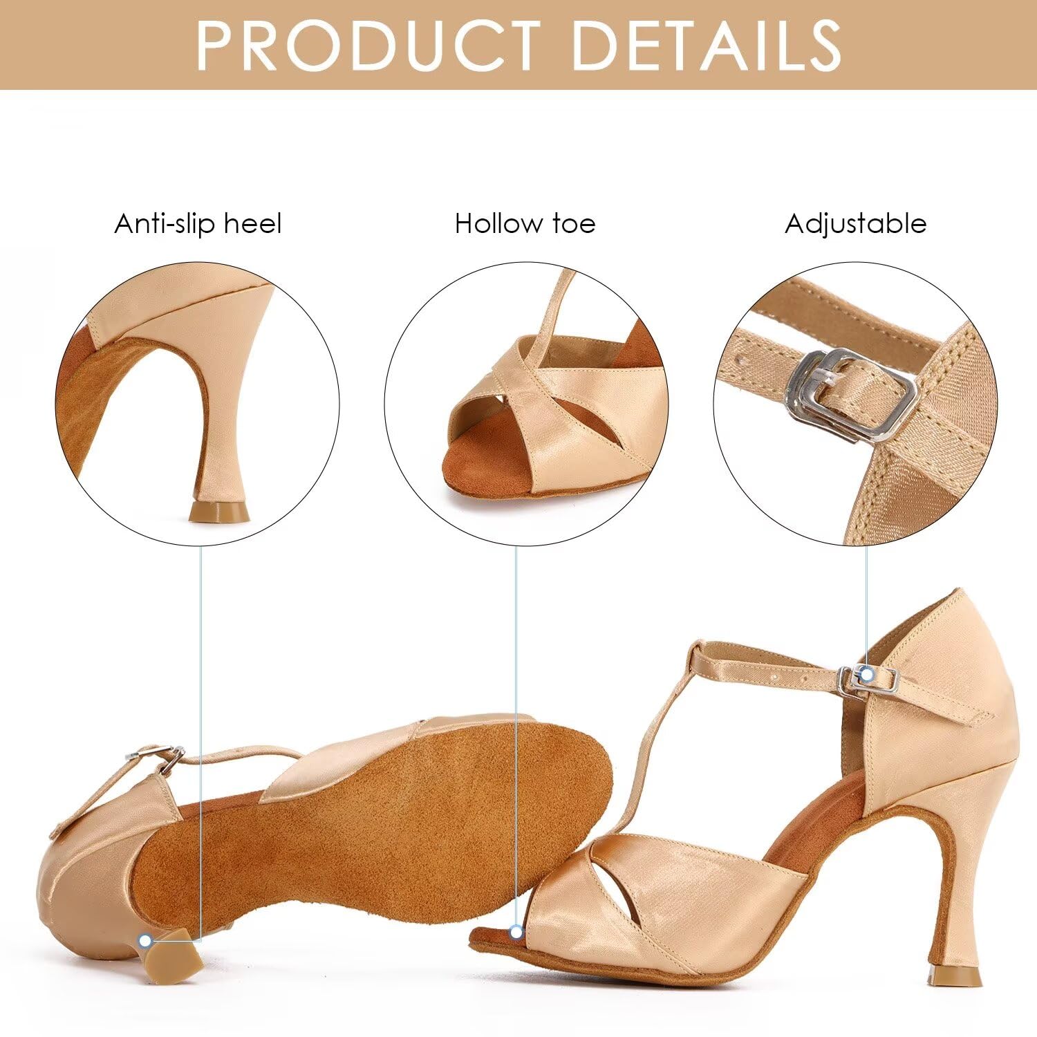 Zapatos de Baile Mujer Salsa Latina Rendimiento Zapatos de Baile Mujer Zapatos de Baile Latino Zapatos de Baile Profesionales
