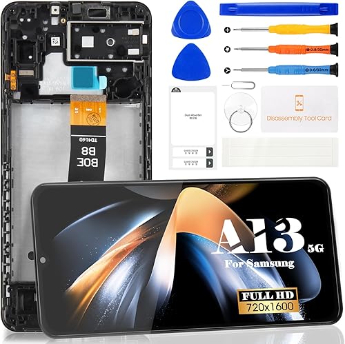 Para Samsung Galaxy A13 5G Pantalla LCD Reemplazo para Samsung A13 5G Pantalla de repuesto A13 5G Pantalla LCD A136 Asamblea Digitalizador Táctil