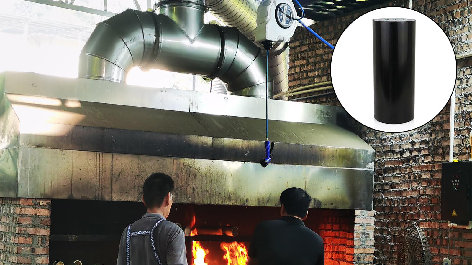 BOMEI PACK Czarna aluminiowa taśma klejąca 300 mm x 50 m – odporna na wysokie temperatury taśma izolacyjna – aluminiowa taśma klejąca do izolacji – taśma uszczelniająca – samoprzylepna taśma