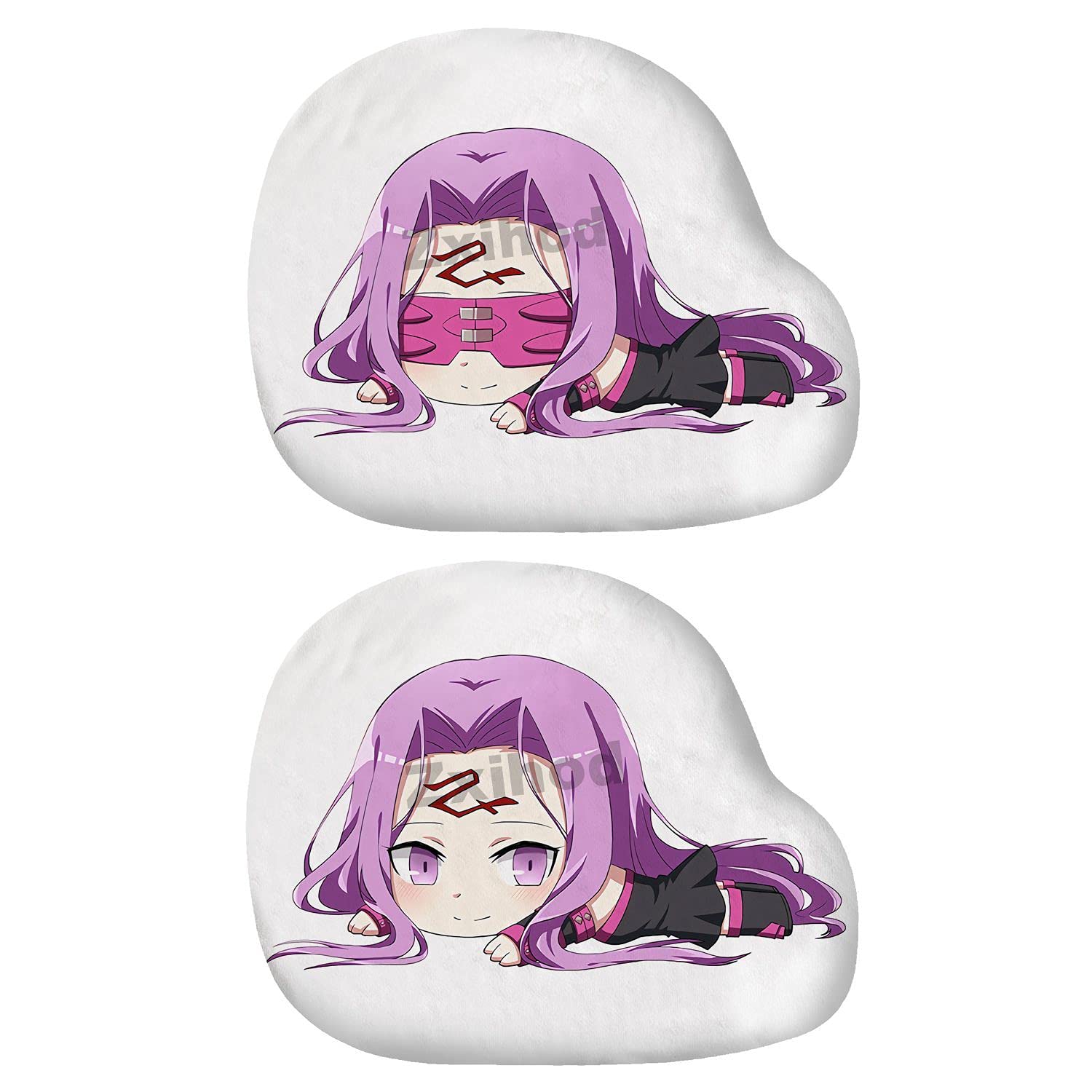Fate Stay Night Medusa Plush Pillow Anime Throw Plushie Pillows Janpanese Manga Characters Doll Cushion Fans Gift Decorations for Bedroom (17.7in x 21.6in)