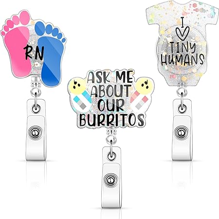 Cardiac Badge Holder Heart Retractable Reel ID Card Clip Anatomy Funny Nurse Name Tag Holder Pediatrics Nursing Badge Clips For Doctor Student Teacher Office Clinic Medical I.52049576 - View #8