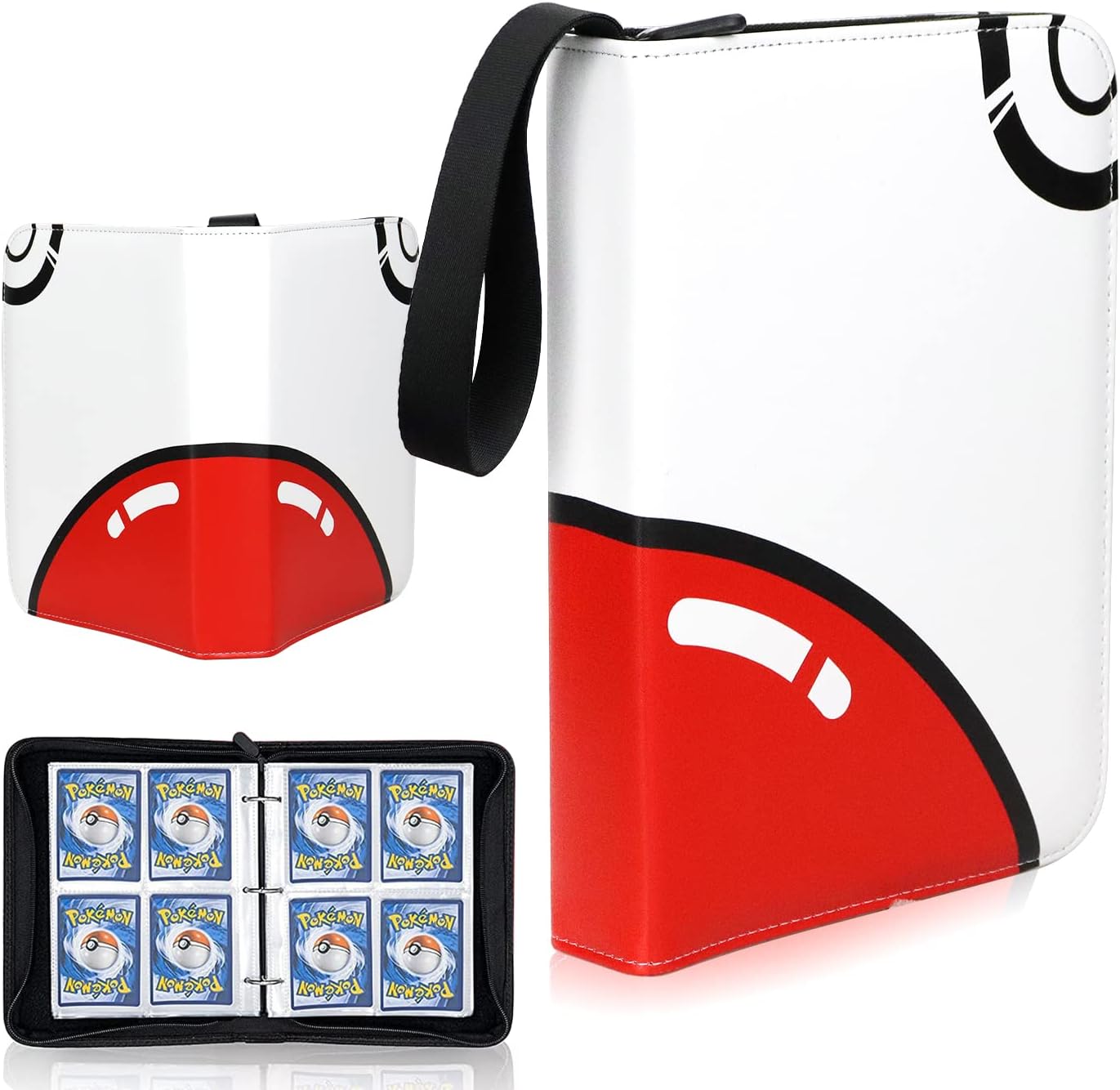 Card Binder Holder,Card Holder Book Carrying Case,Holds Up