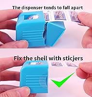 Vista 4 de Dispensador de rollos de sellos KUQILEY