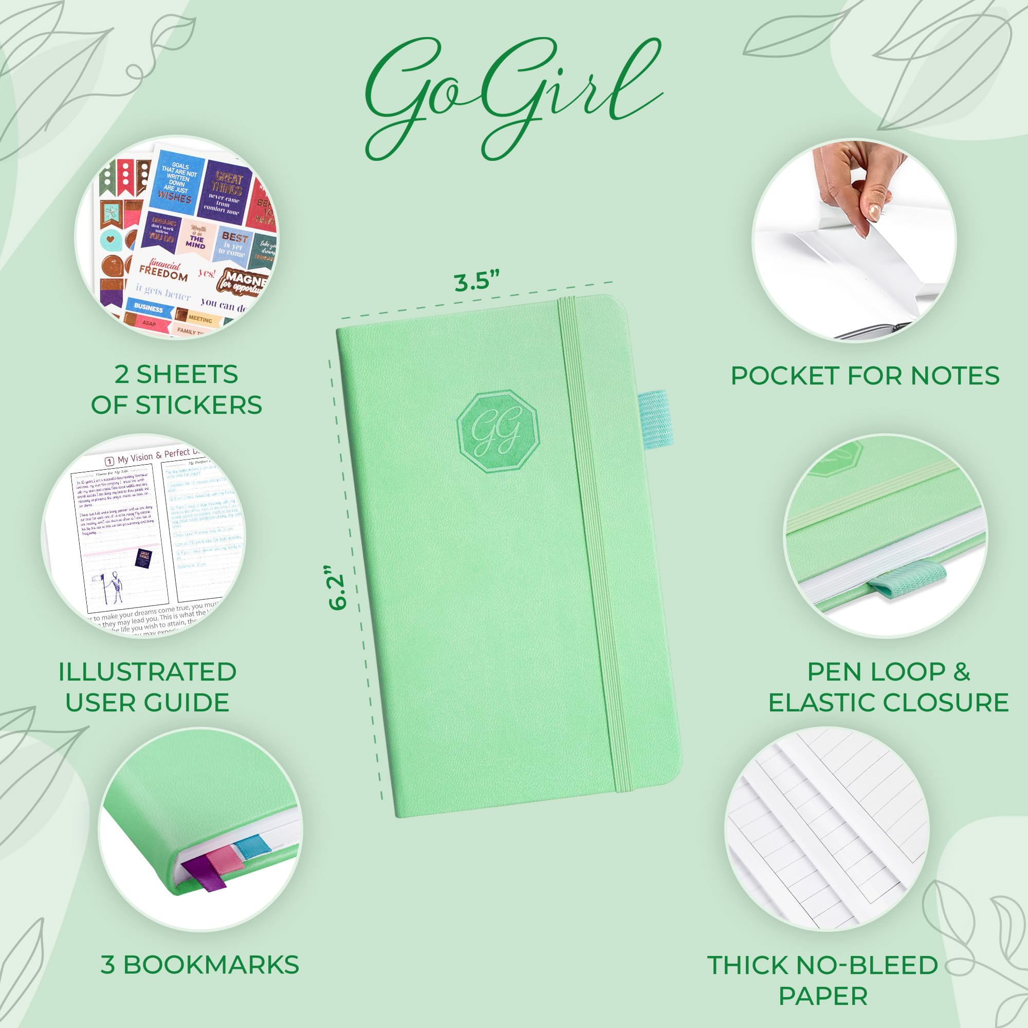 GoGirl Planner and Organizer for Women, Pocket Weekly Planner - Image 2