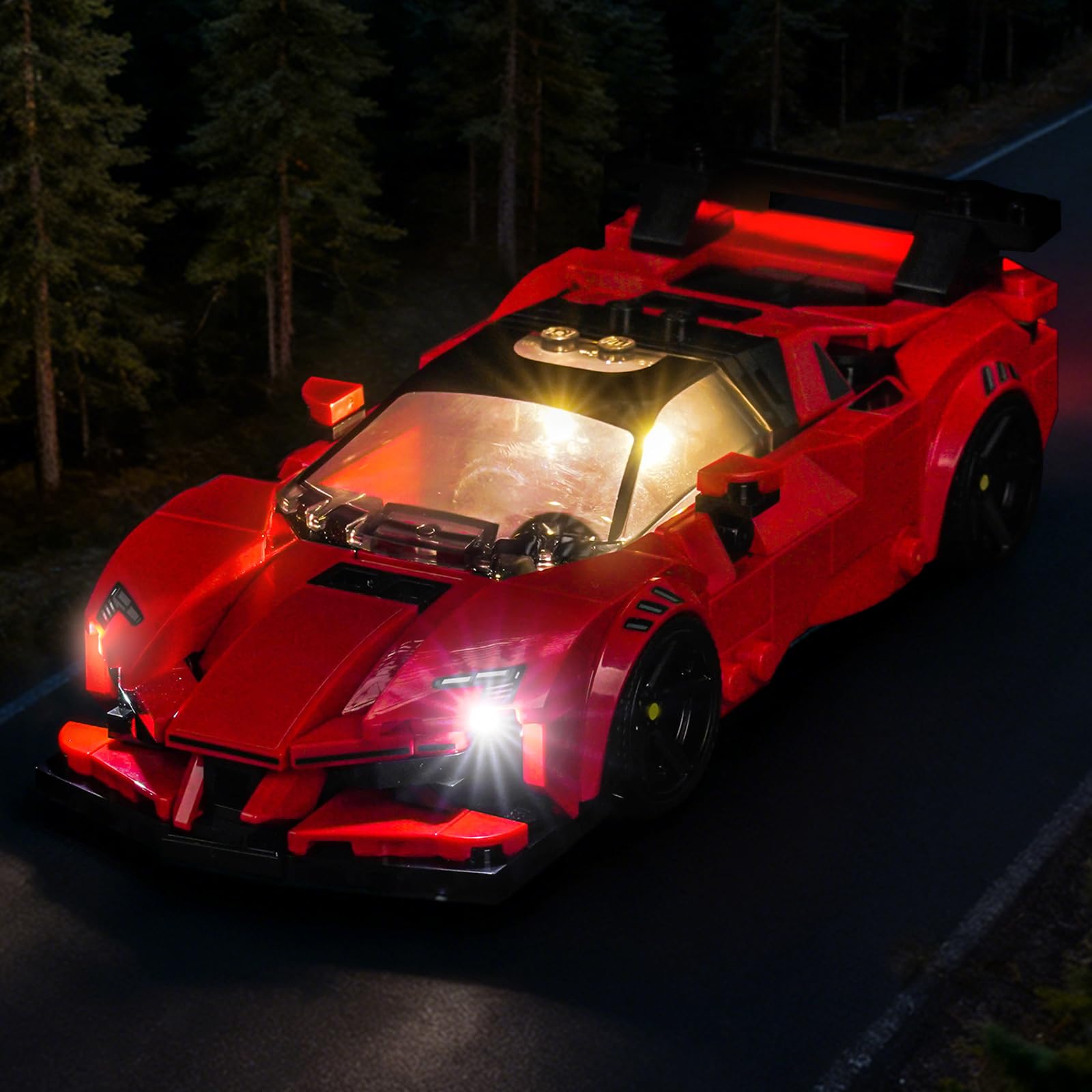 LED Lighting Compatible with Lego 77254 Ferrari SF90 XX Stradale Sports Car - JUST Lights…