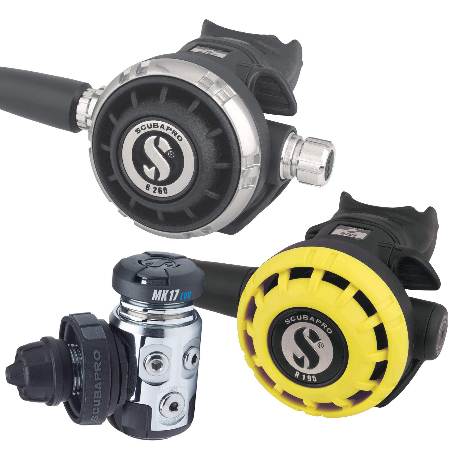 Regolatore Subacqueo Scubapro MK17 Evo DIN Con G260 E R195