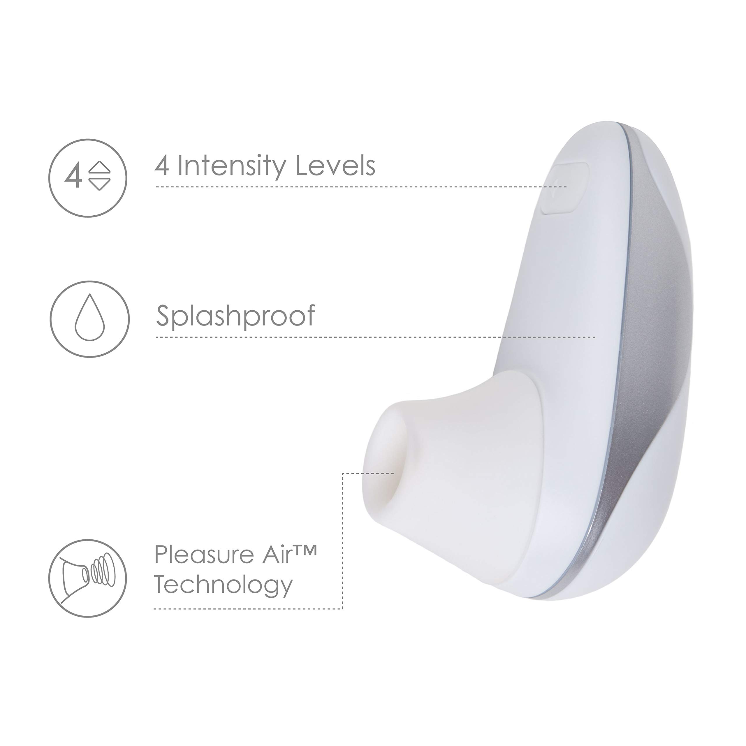 Amazon.com: We-Vibe Verge Vibrating Cock Ring App Controlled & Womanizer  Starlet White Pleasure Air Clitoris Sucker