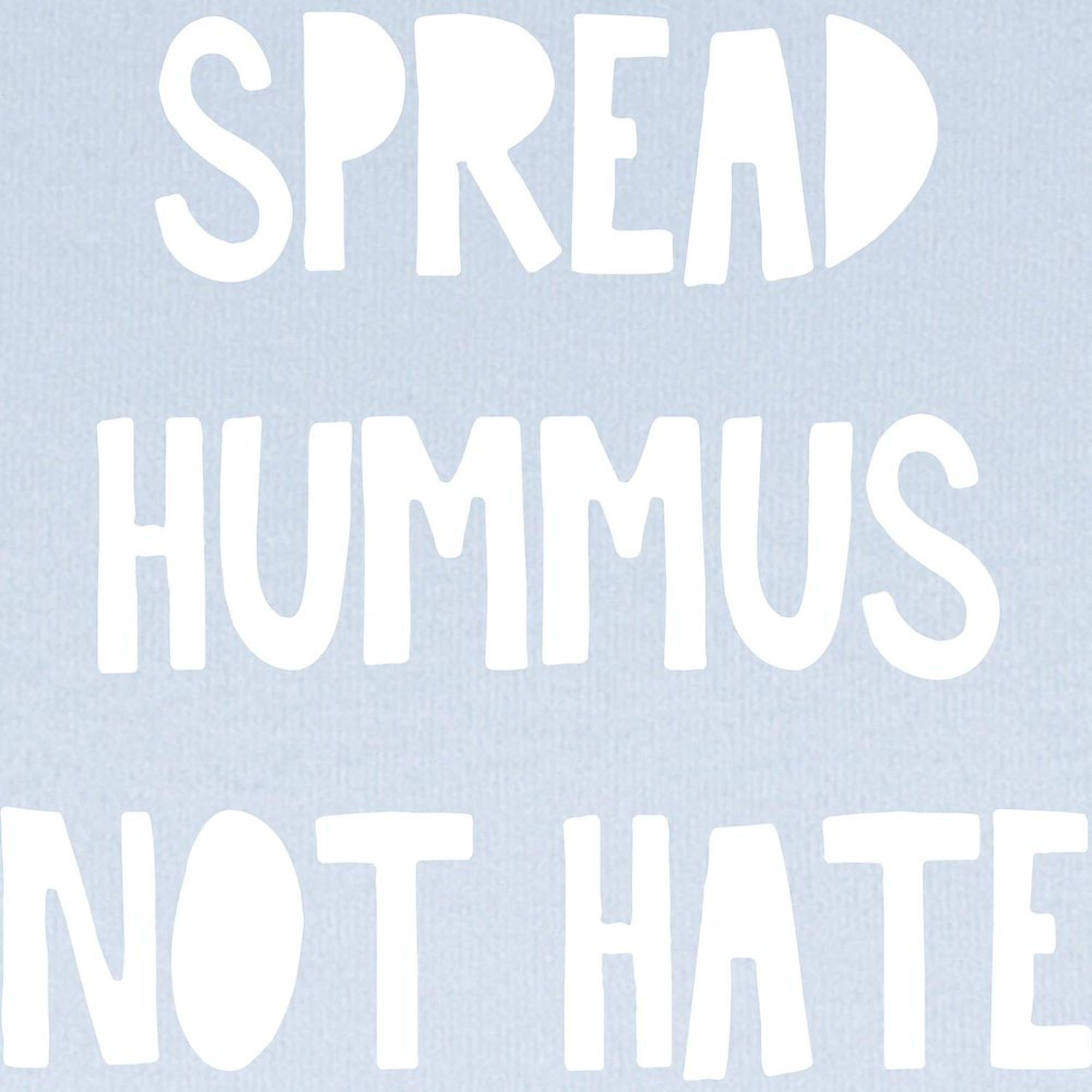 CafePress Spread Hummus Not Hate Vegan Vegetari Baby Blanket, Super Soft Newborn Swaddle
