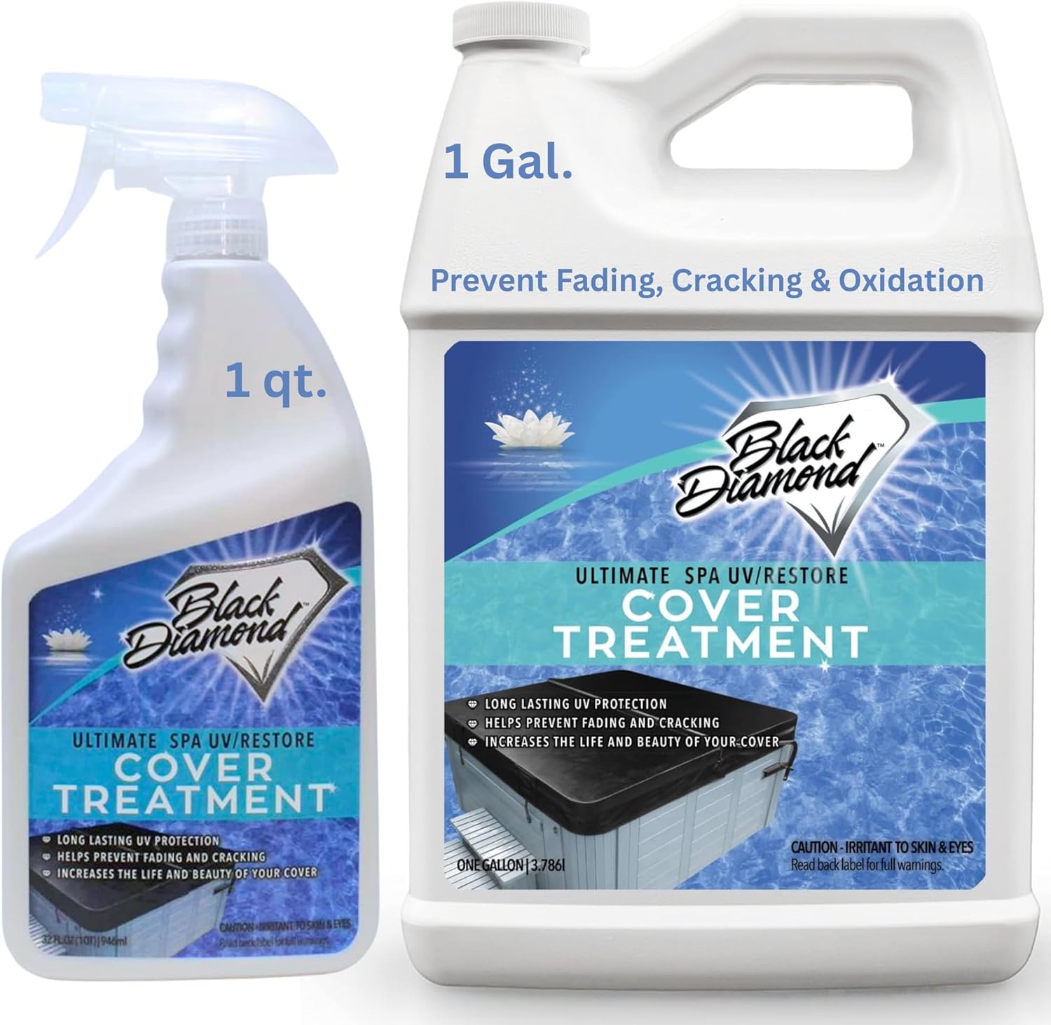 Ultimate UV/Restore Spa & Hot Tub Cover Cleaner and Protectant Treatment. Conditioner for Vinyl Cover Conditioner Spray Restores Your Cover to Look New. Simply Easy to Use