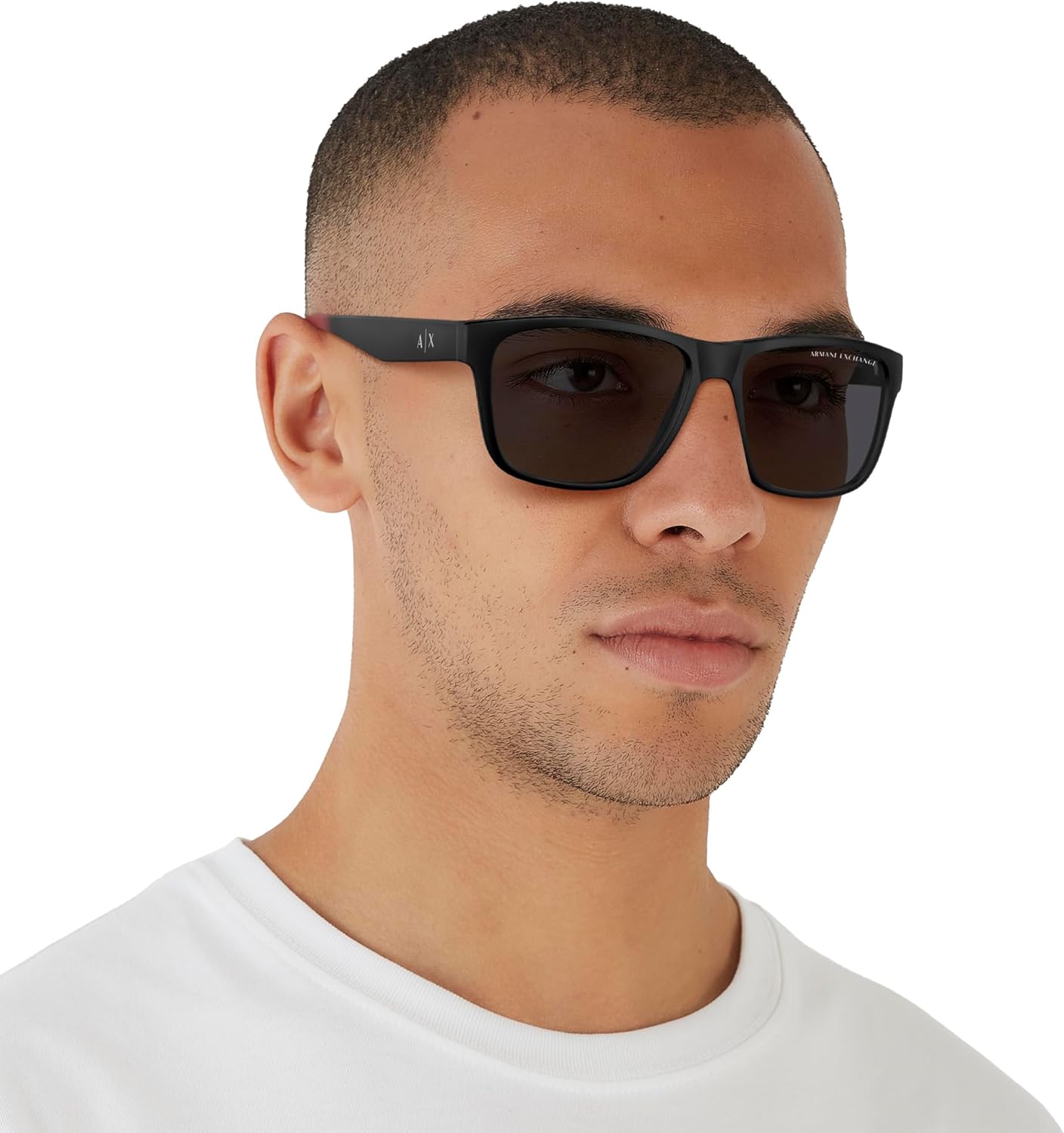 Armani Exchange mens Ax4135s Rectangular Sunglasses