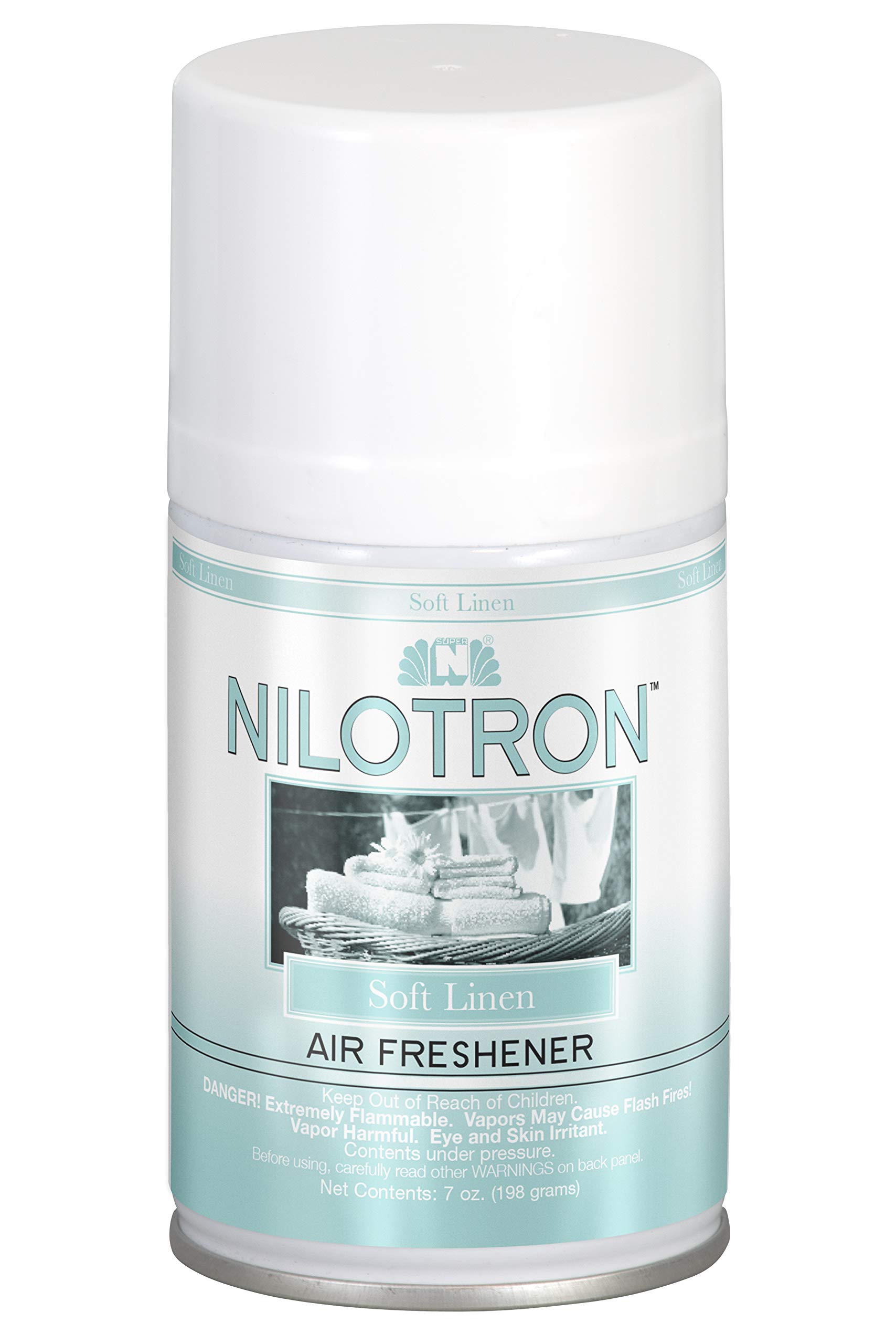NilodorMetered Aerosol Refill, 7 oz., Soft Linen (05426)