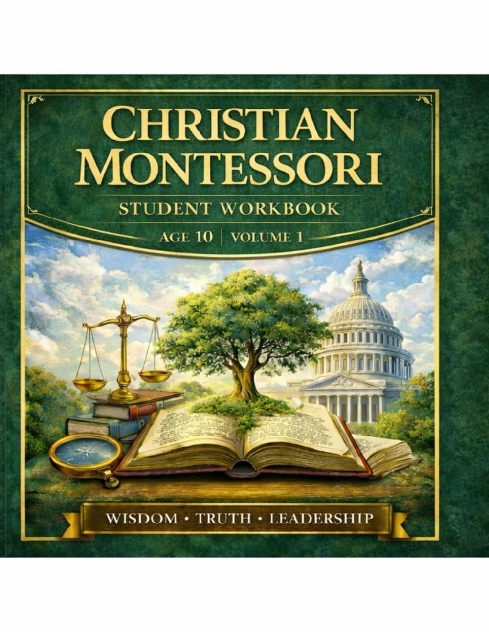 Christian Montessori Student Workbook: Age 10, Volume 1 (Christian Montessori Mastery Series (Age 10))