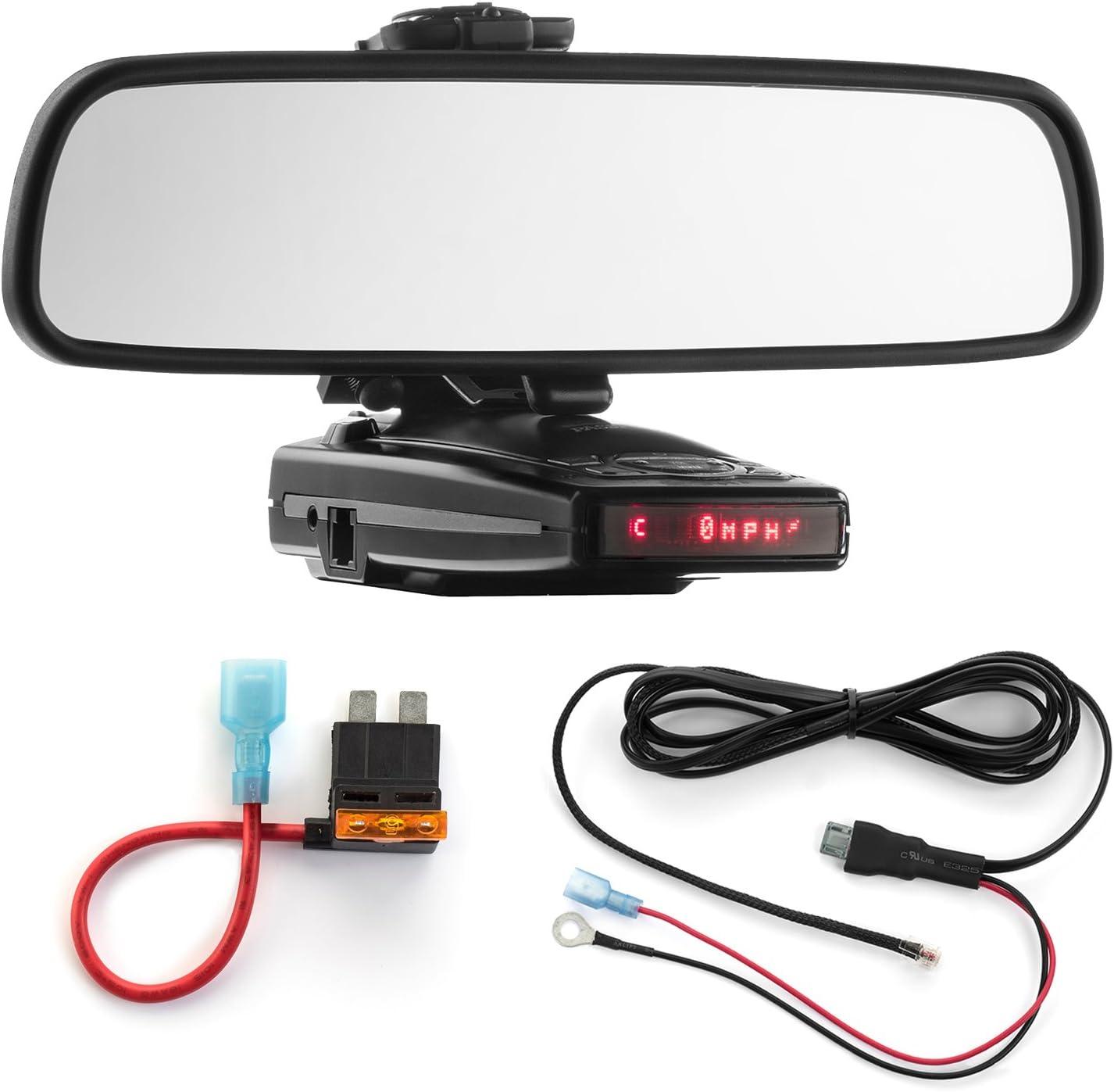 Radar Mount Mirror Mount + Direct Wire Power Cord + ATO Fuse Tap Escort 9500ix X50 8500 (3001301)