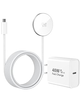 [Apple MFi Certified] 25W Magnetic Wireless Charger Apple Mag Safe Charger, 25W Qi2.2 Mag-Safe Fast Wireless Charging Pad Compatible for iPhone 17/Air/17 Pro/17 Pro Max/16/15/14/13/12/AirPods3/2/Pro