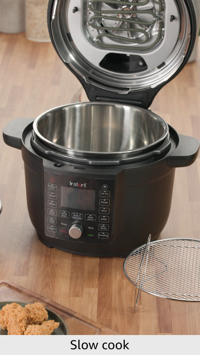 [希少] インスタントポット Duo Crisp + エアフライヤー Amazon.com: Instant Pot Duo Crisp Ultimate Lid,13-in-1 Air