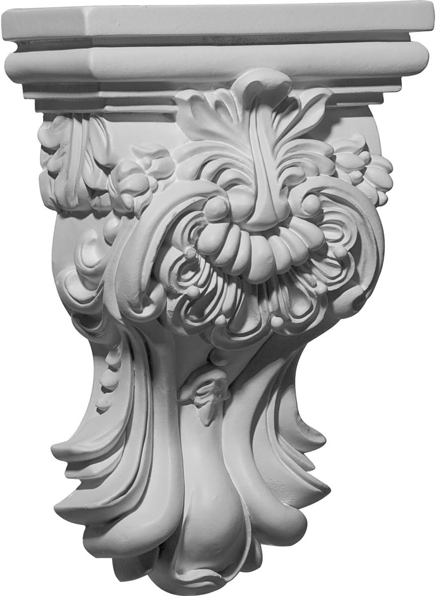 COR05X02X07HI 5 3/8-Inch W x 2 1/2-Inch D x 7 3/4-Inch H Hillsborough Corbel