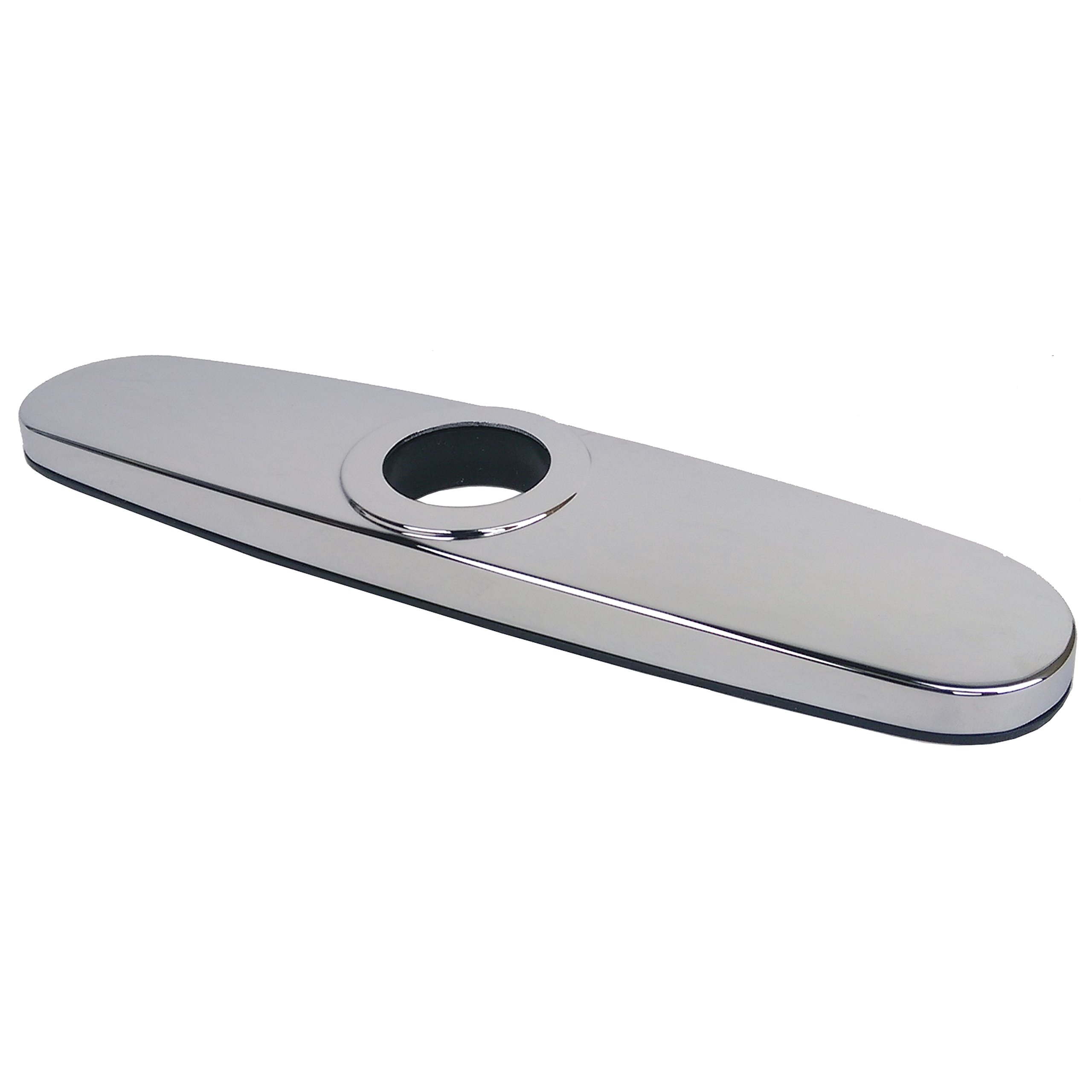 Builders Shoppe 1920CP 10" Kitchen Sink Faucet Deck Plate, Chrome Finish