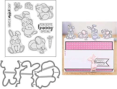 Juegos de sellos y troqueles transparentes para hacer tarjetas, plantillas cortadas para álbumes de recortes, álbum de fotos, plantilla de estampado