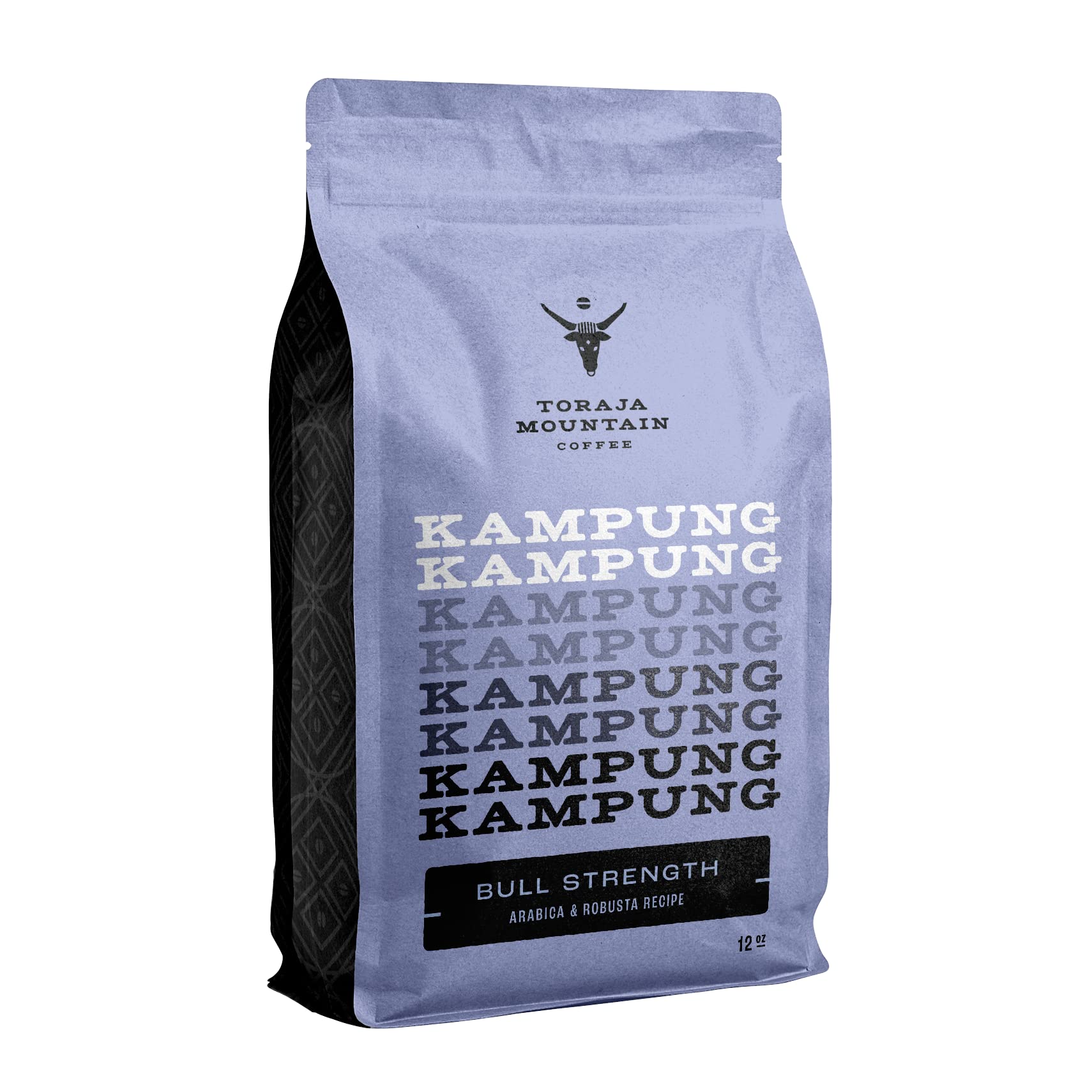 Toraja Mountain Coffee, Indonesian Coffee, Kampung Espresso, Medium Roast, Low Acid Coffee, Whole Bean 12 ounce