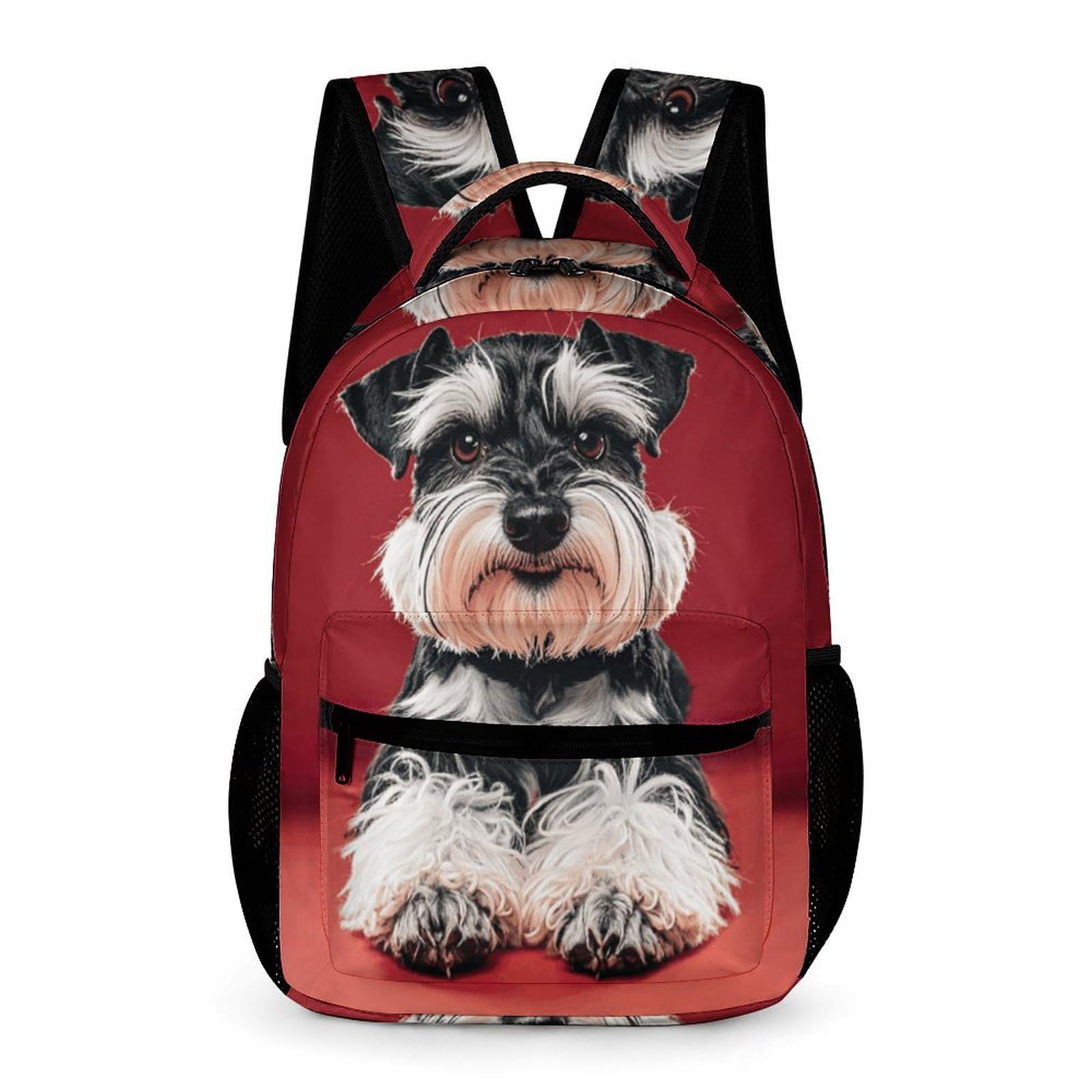 VFKLT Schnauzer Backpack for Women Men Lightweight Laptop Backpack Purse Travel Casual Daypack