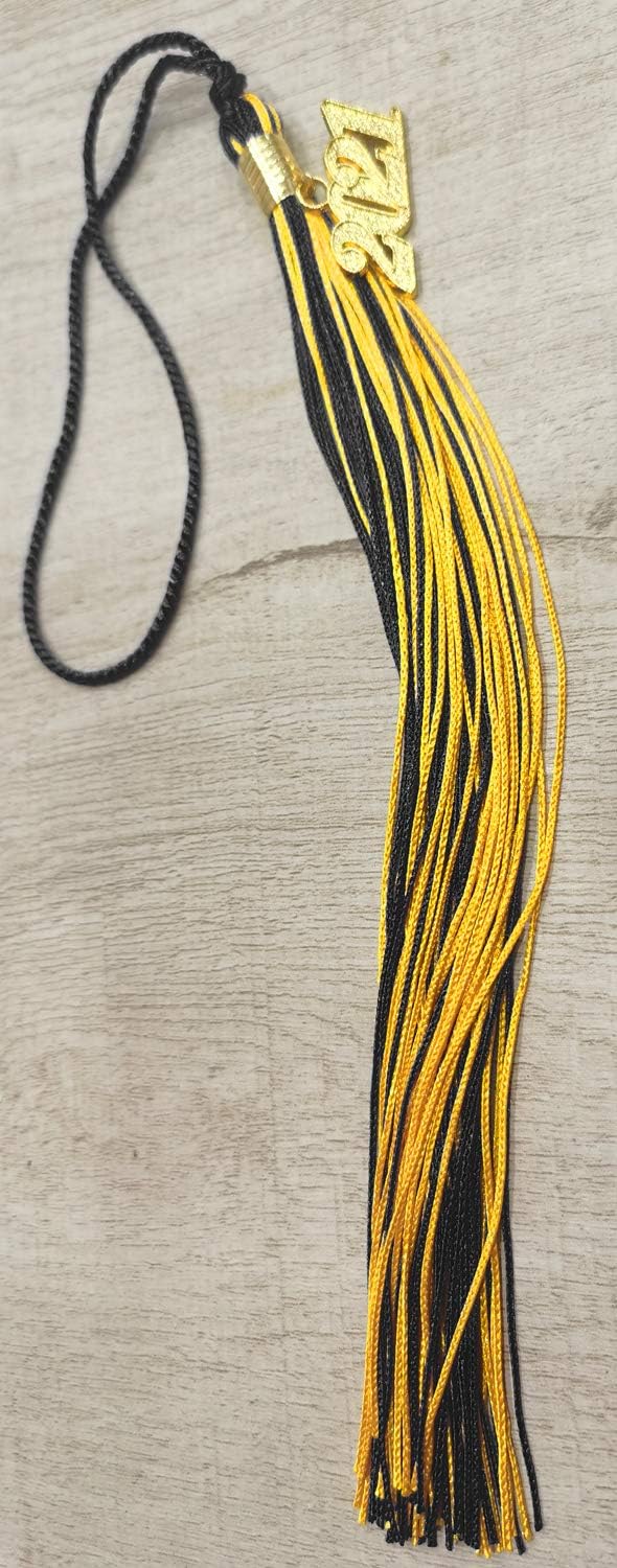 Buy 2021 Borita Graduation Tassels,9 Inch Long,Color Mixed,Black/Gold