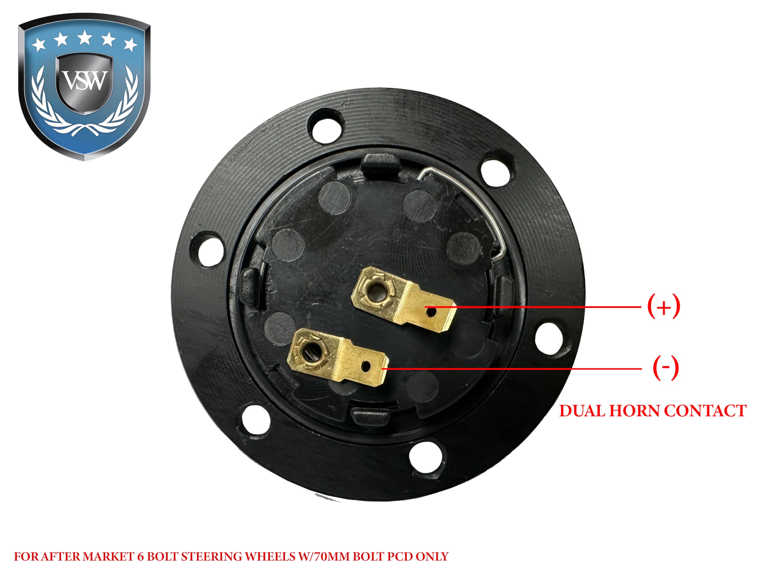 Amazon.com: VSW S6 Brushed Horn Button Compatible with 6 Bolt