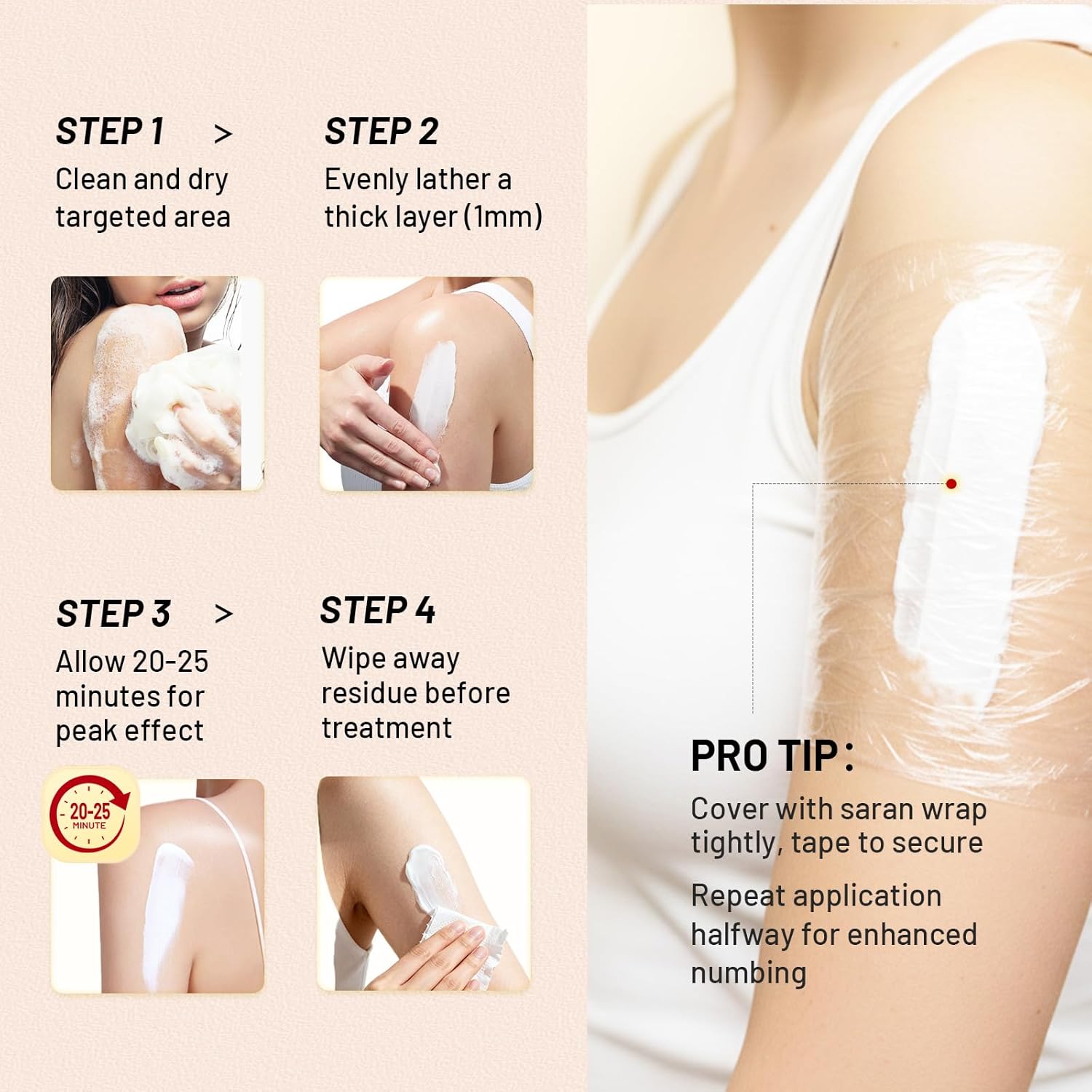 Numbing Cream Extra Strength: 5% Lidocaine Local Anesthetic- Long Lasting Extra Relief with Menthol Arnica and Emu Oil 1.7 Fl Oz thumbnail