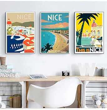 Amazon.co.jp: プロヴァンスニースフランスのポスターと版画旅行