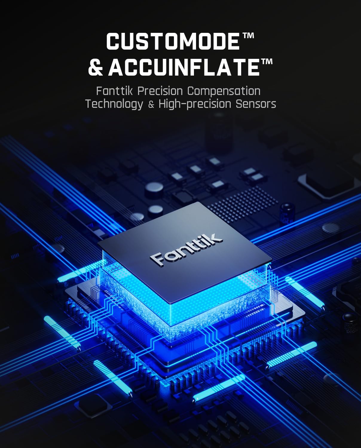 Fanttik X9 Ultra Portable Tire Inflator for Pickup Truck, RV | 3-in-1 Air Pump, Power Station, Flashlight | 6X Faster Inflator with Digital Gauge | Air Compressor for Light Truck, SUV, Compact Car