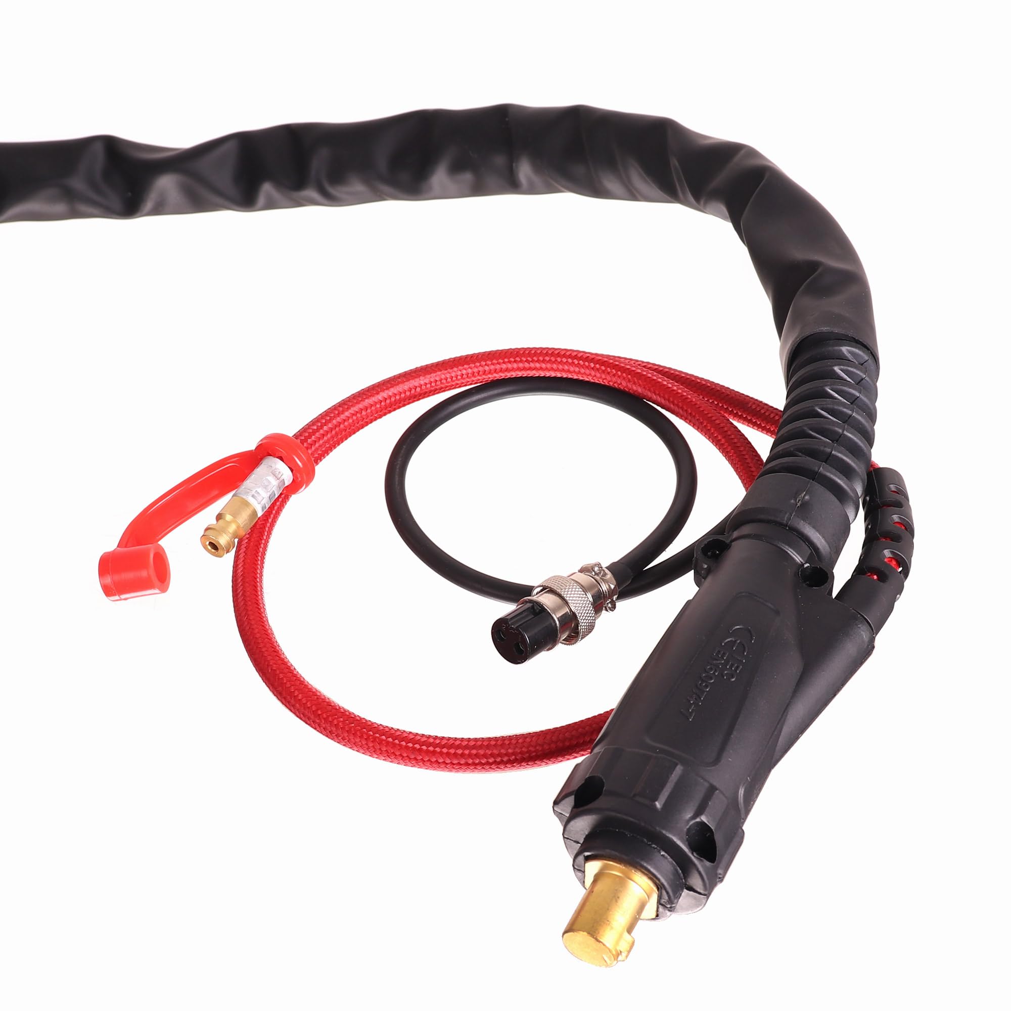 TC Technic – Antorcha de soldadura TIG SR-26 – 4 m – Conector de 13 mm | Antorcha flexible con mango ergonómico – para equipos de soldadura TIG – комплектa con accesorios para trabajos de soldadura.