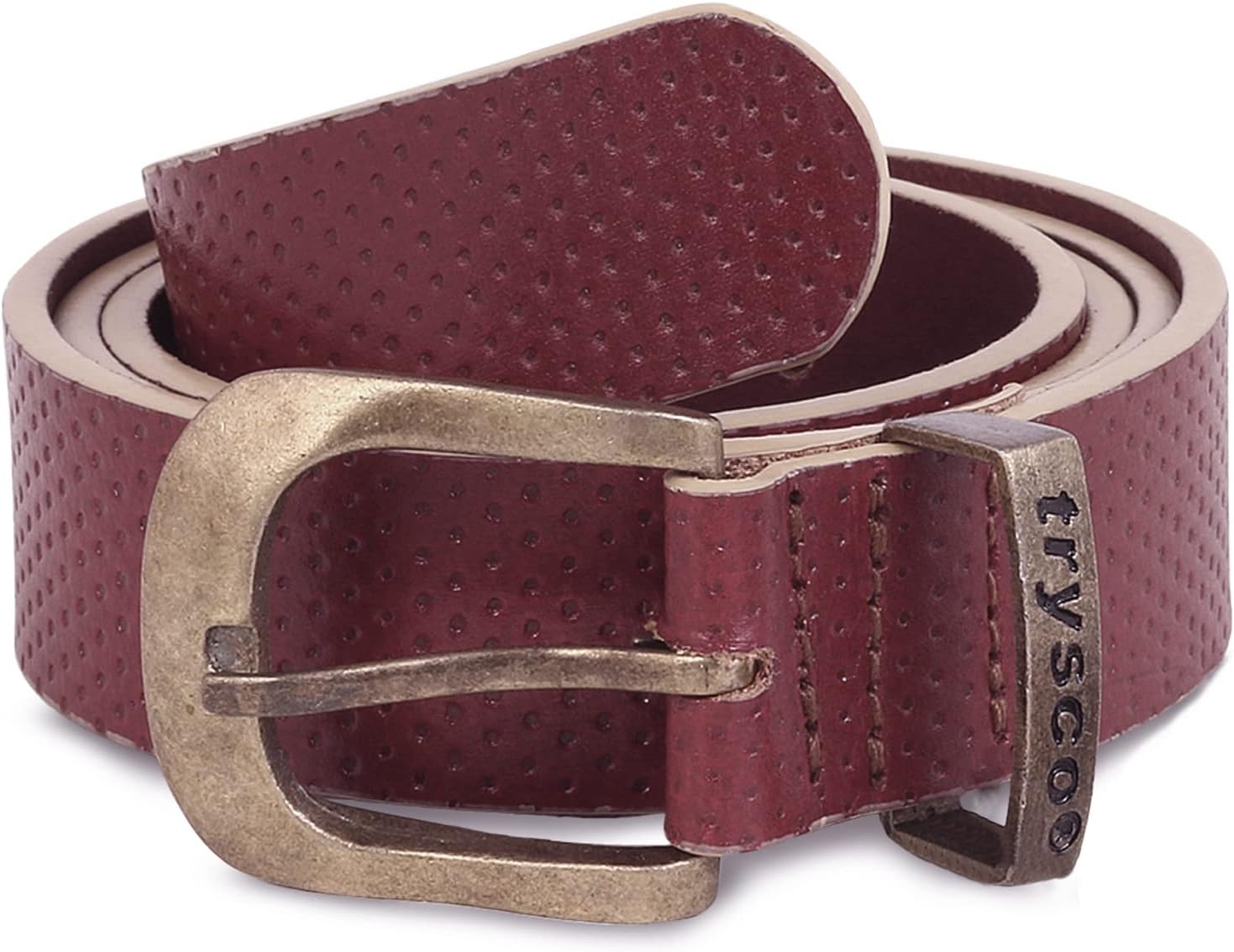 trysco� Stylish Casual Genuine Leather Belt for Girls & Women (WIDTH - 28MM / WAIST SIZE 26"- 36")