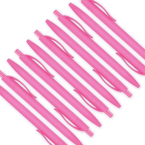 Miniatura 9 de deegtran Paquete de 200 bolígrafos de tinta negra de barril morado+200 bolígrafos de tinta negra de barril rosa