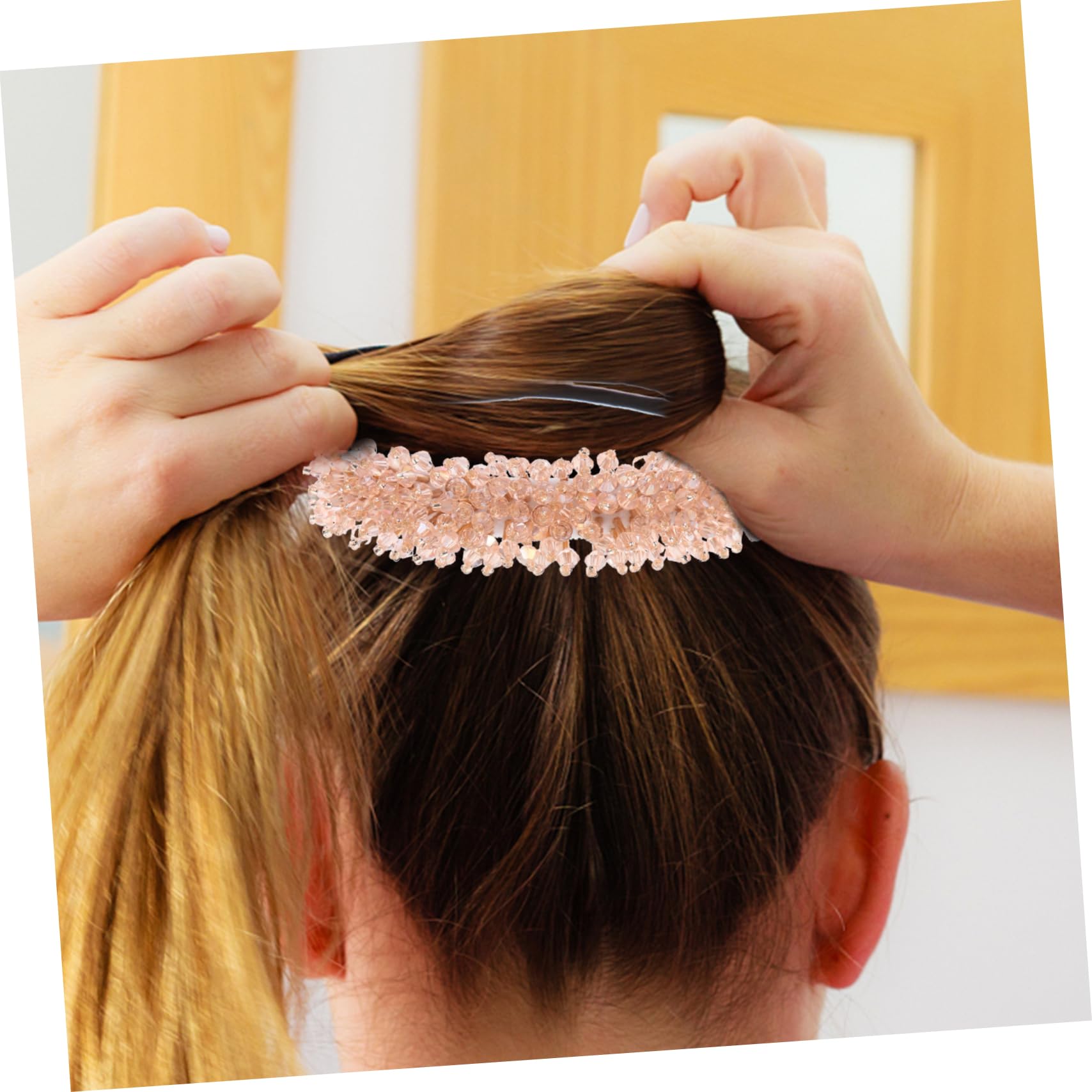 Healeved 9stücke Teiliges Haar Dutt Maker Crystal Bun Maker Für Frauen Elastische Haargummis Und Haarstyling-werkzeug Für Yoga Parties Und Besondere Anlässe