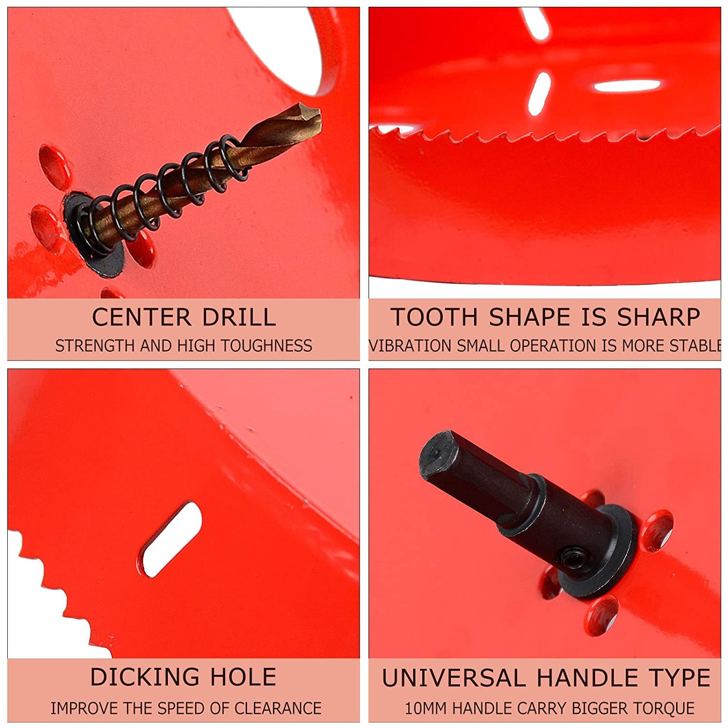 Bi-Metal Hole Saw - 8.8 Inch for Wood & Metal -4 Bi-Metal Hole Saw - 8.8 Inch for Wood & Metal -4