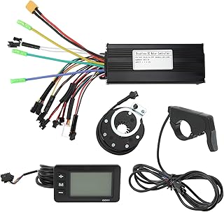 Controlador Sinewave 30A, kit de conversão de bicicleta elétrica de acelerador de polegar para autoestudo dissipação de calor para motores sem escovas de 750 W 1000 W