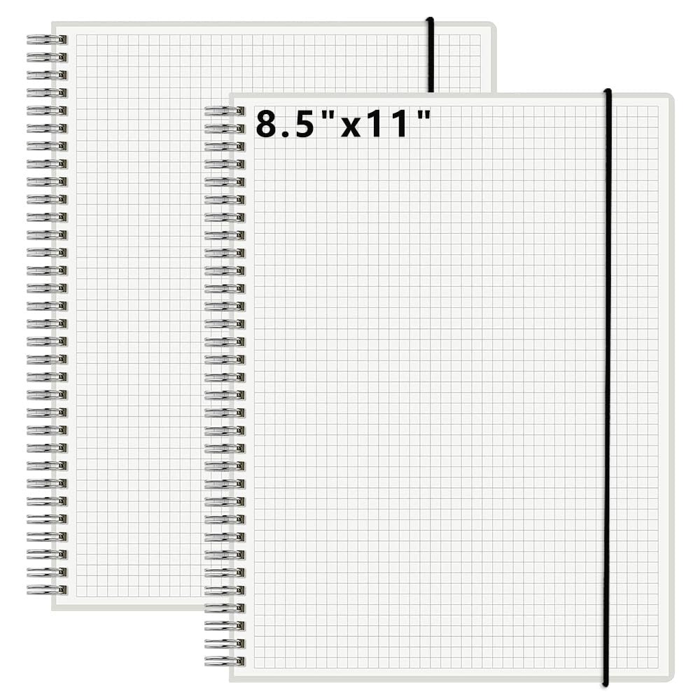 Carnets à spirales A4 WRENBEN en lot de 2 pour la prise de notes