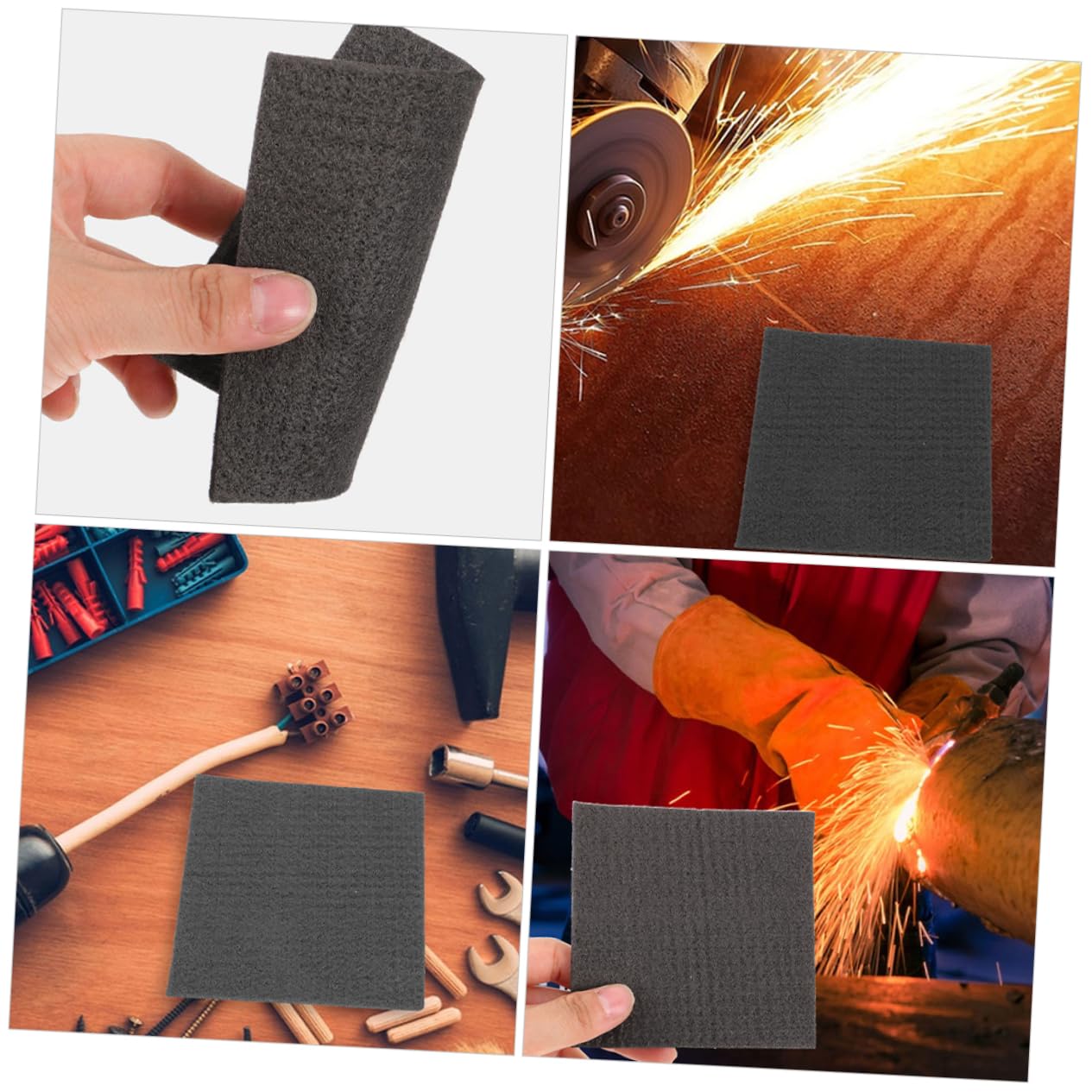 Uonlytech Protective Carbon Felt Carbon Felt Welding Blanket High Temp Insulation