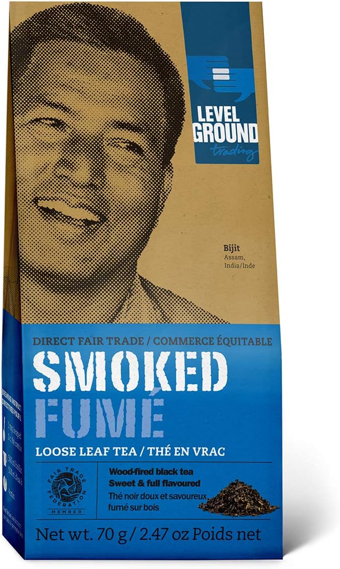 LEVEL GROUND Smoked Black Tea, 70 GR
