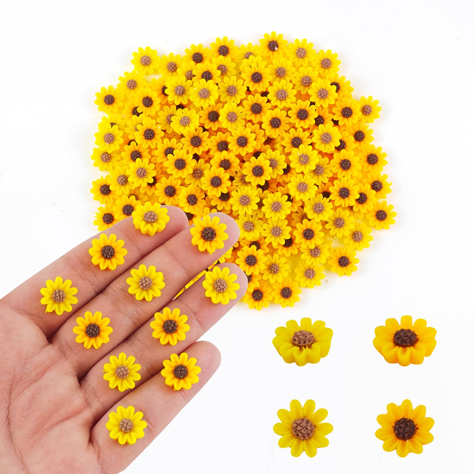 HOMICO 200 Pieces Tiny Sunflower - dollhouse accessories | Mubboo