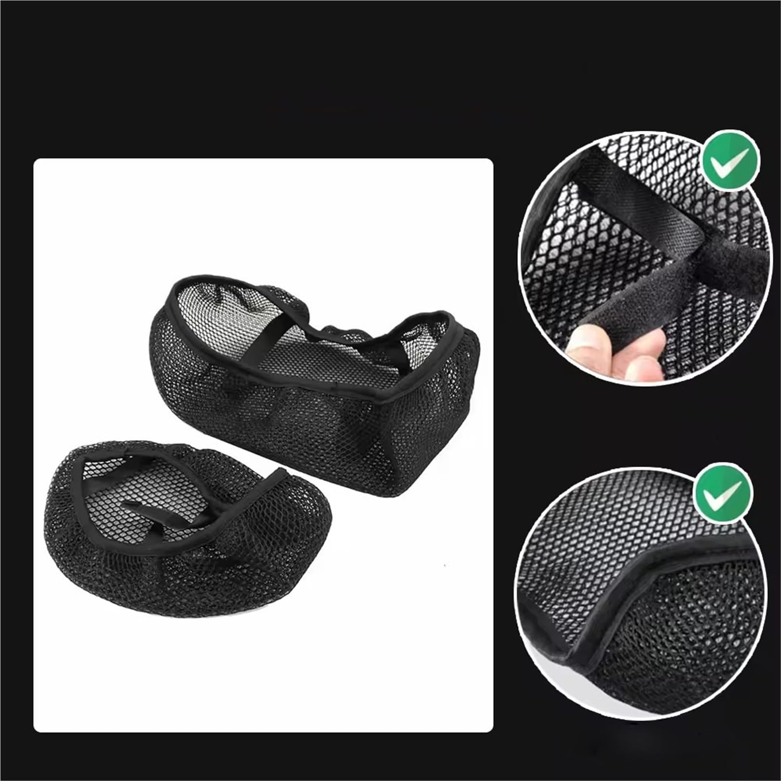 Per Loncin Per Valico DS625X Moto 3D Flusso D'aria A Nido D'ape Maglia Copertura Di Sede Nylon Isolamento Termico Cuscino Antiscivolo