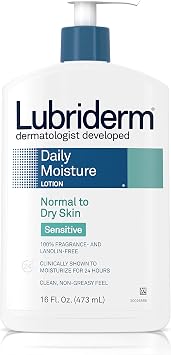 Lubriderm Daily Moisture Lotion For Normal - Sensitive Dry Skin, 16 Oz