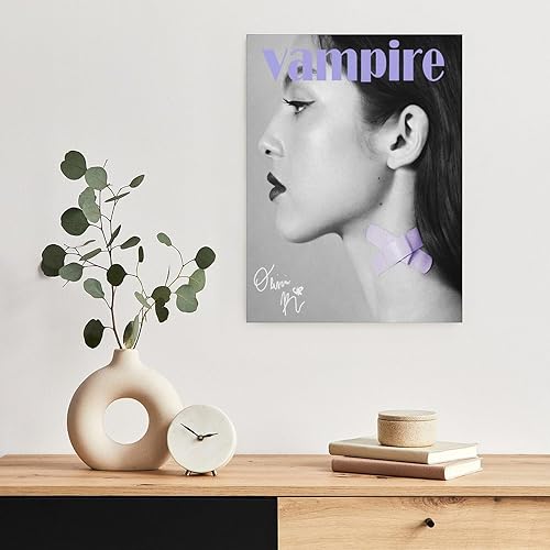 Miniatura 4 de Pósteres estéticos de Olivia Music Sour Rodrigo, portada de álbum de vampiro, póster firmado por vampiro, impresiones artísticas para decoración de