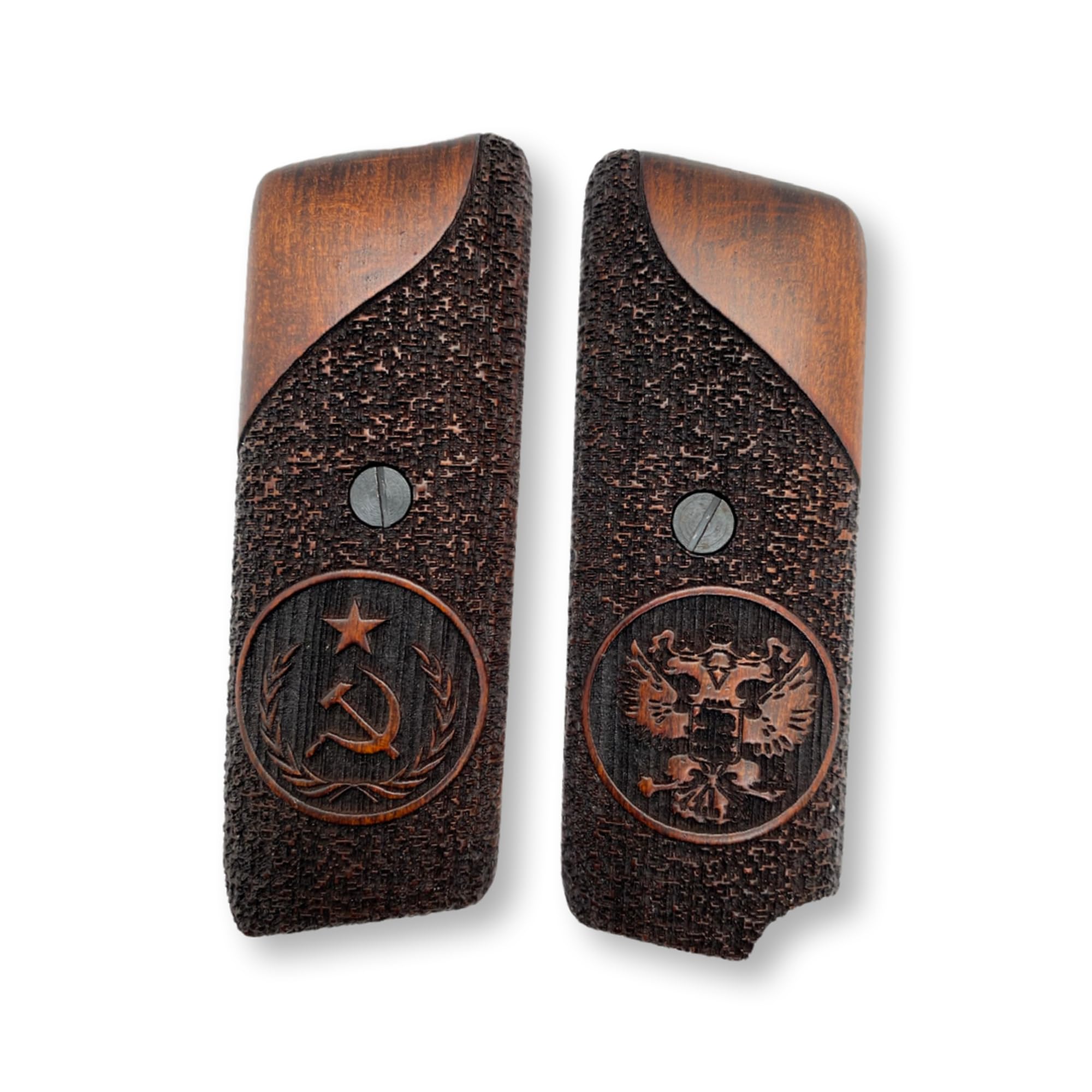 Tokarev M57 Long & Tokarev TT33 Short Model Pistol Grips Handmade Grips Soviet / Walnut TT M57 / Tokarev