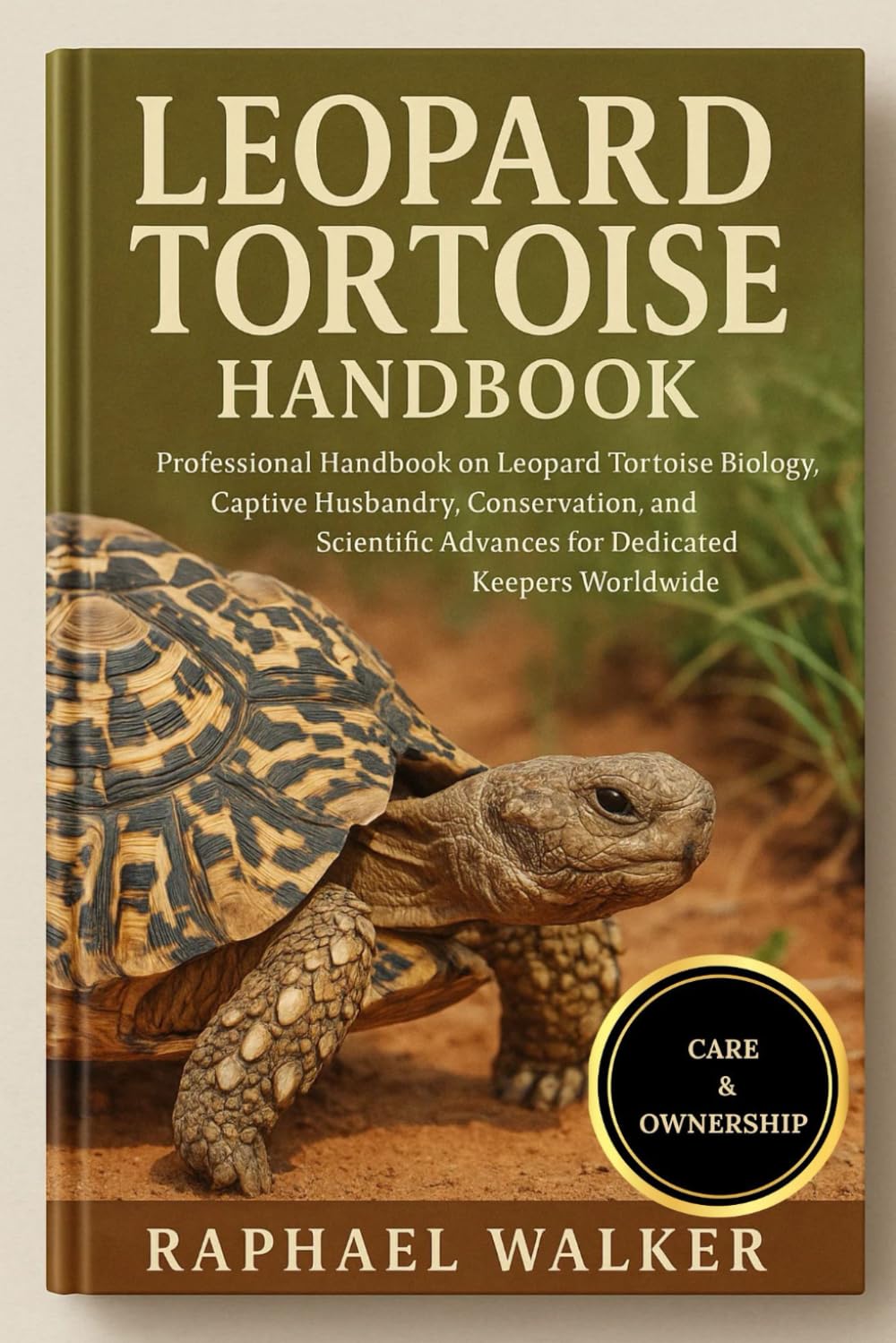 LEOPARD TORTOISE HANDBOOK: Professional Handbook on Leopard Tortoise Biology, Captive Husbandry, Conservation, and Scientific Advances for Dedicated Keepers Worldwide